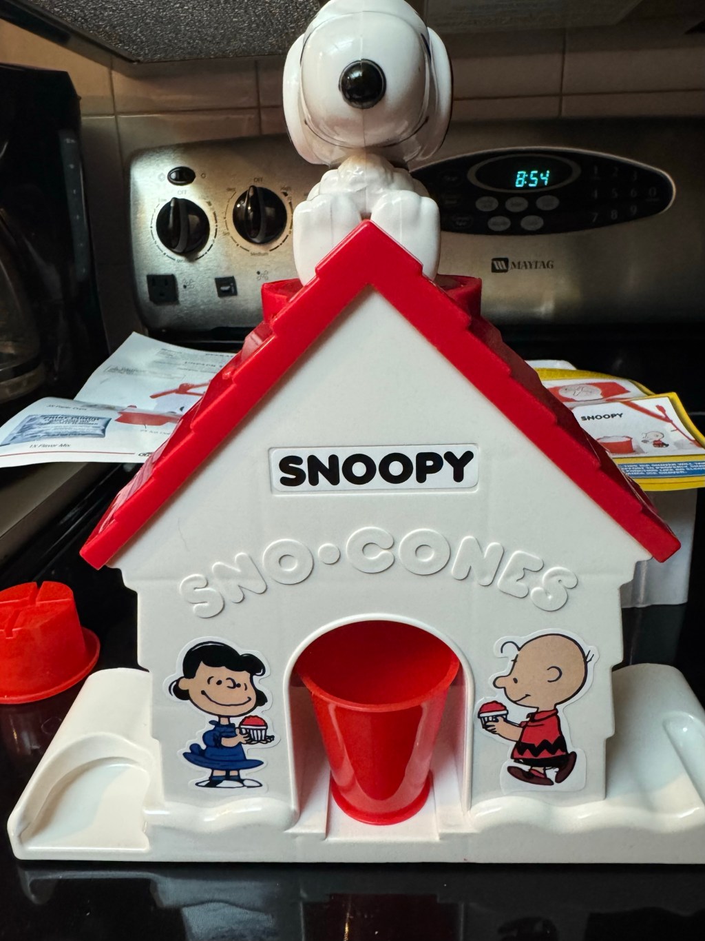 The Snoopy Sno-cone Machine